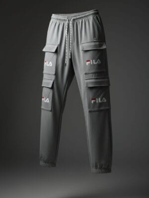 Lycra Cargo Jogger Pants Grey – Stretchable Premium Streetwear for Men