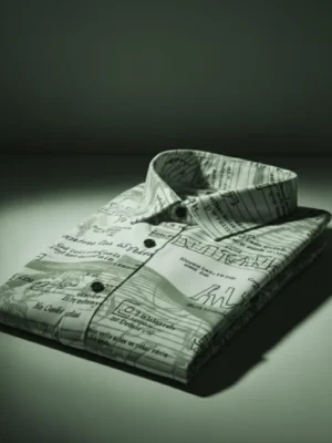 Typography Floral Printed Designer Shirt