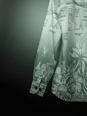 Typography Floral Printed Designer Shirt