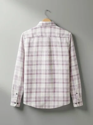 Light Purple Checked Shirt