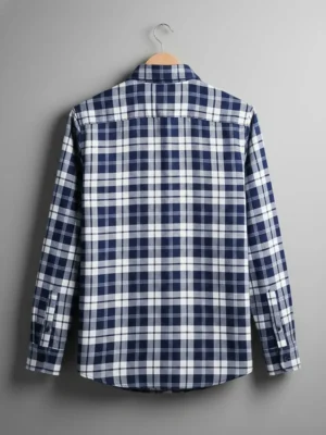 Checkered Poly Cotton Casual Shirt