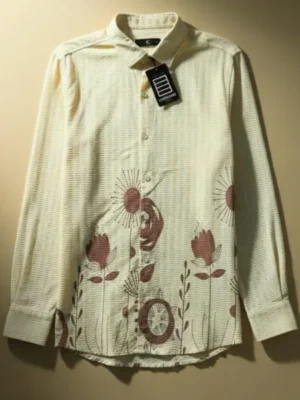 Popcorn Floral Artistic Designer Shirt