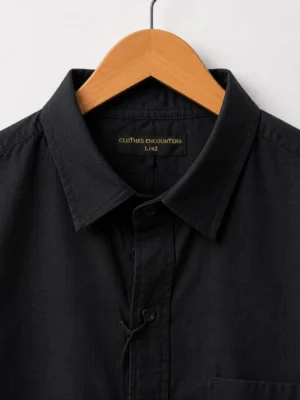 Premium Black Cotton Full Sleeve Shirt for Men
